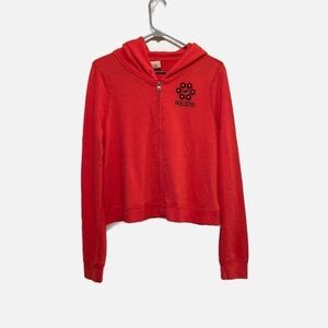 Hollister unique vintage sweatshirt electric crimson color hoodie size large